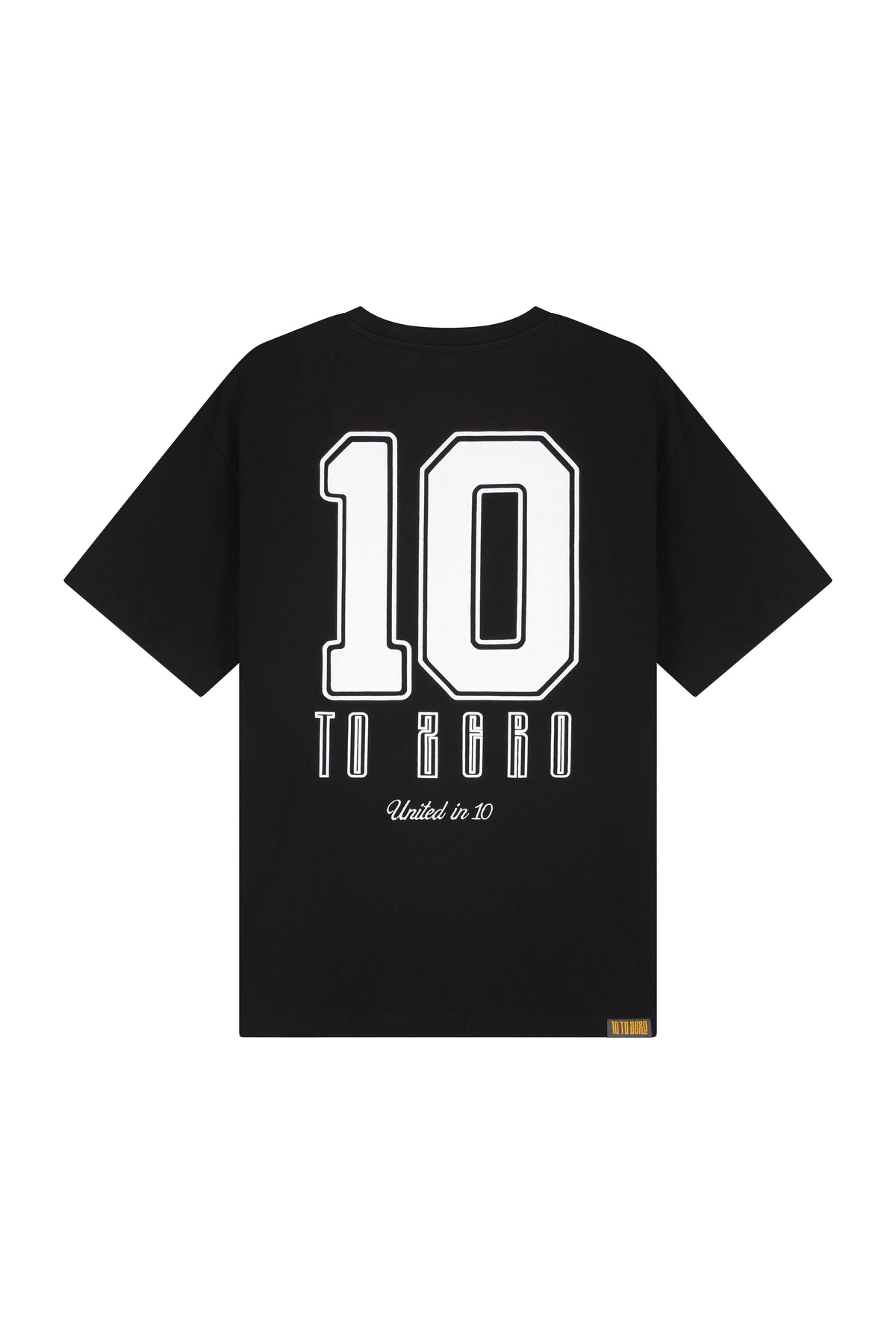 10TOZERO United in 10 T-shirt Black
