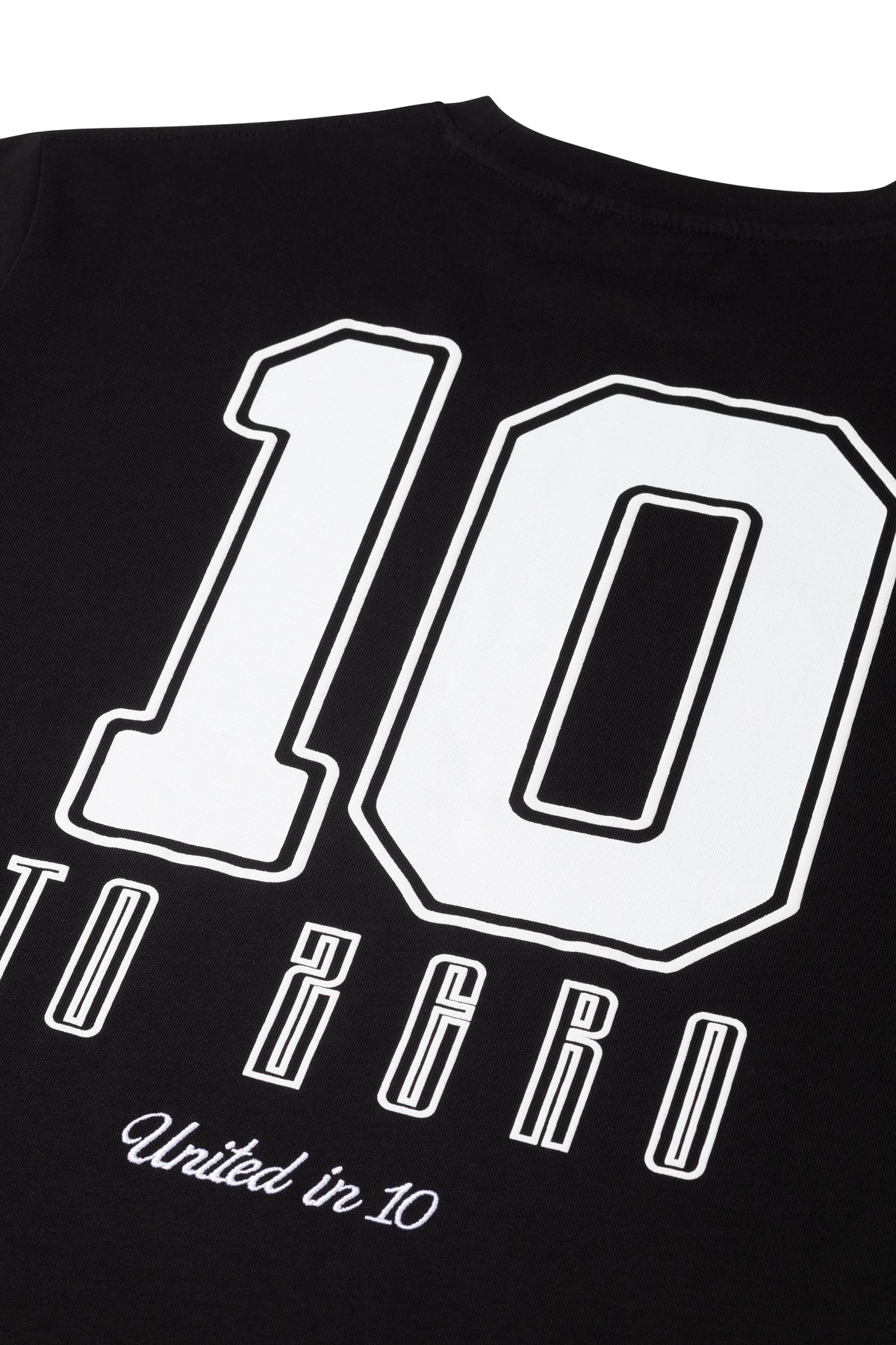 10TOZERO United in 10 T-shirt Black